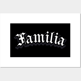 familia - Family - white design Posters and Art